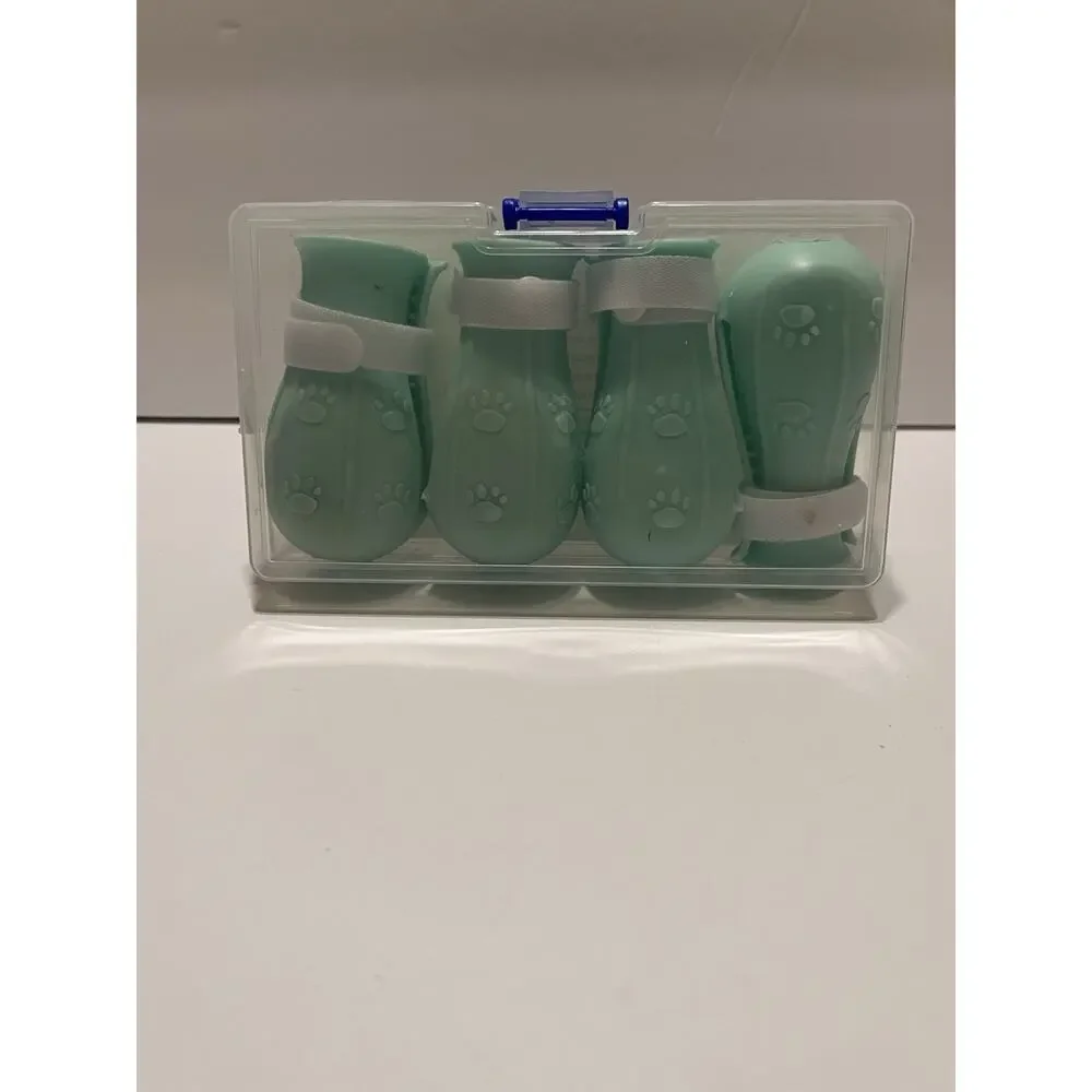4pcs Cat Anti-Scratch Shoes Pet Boots Bath Washing Claw Paw Cover Protectors